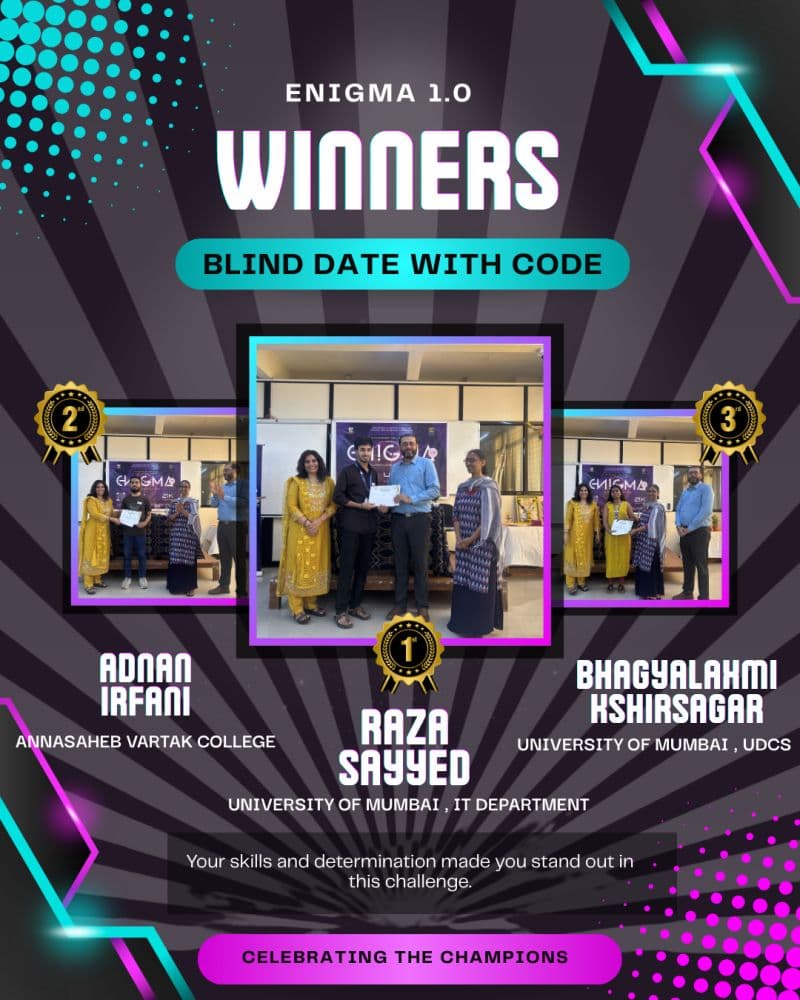 Blind Date With Code Champions